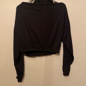 Off the shoulder loose blouse